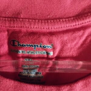 Champion Red Athletic Sleeveless Shirt